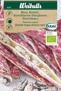 Bønne, Borlotti, økologisk