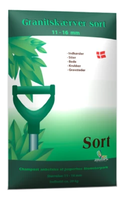 GRANITSKÆRVER SORT 20KG CHAMPOST