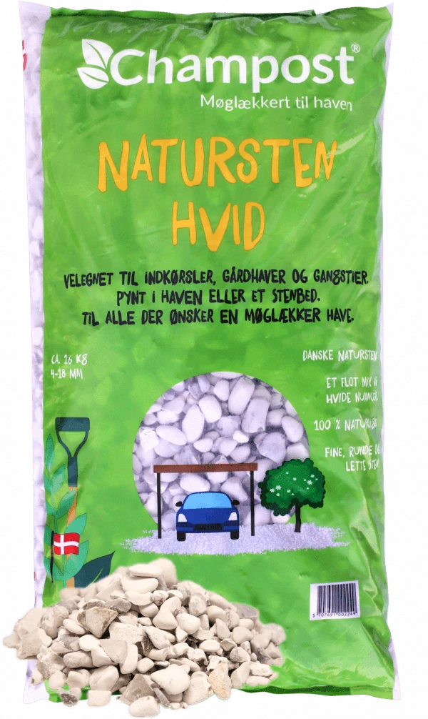 Natursten Hvid Mix 1 Natursten Hvid Mix